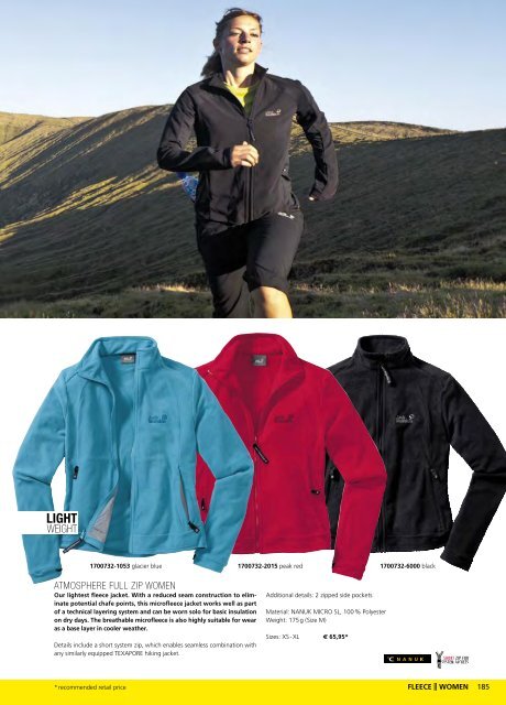 Jack Wolfskin Catalogue Summer 2012