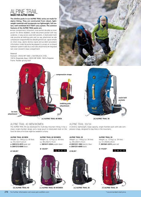 Jack Wolfskin Catalogue Summer 2012