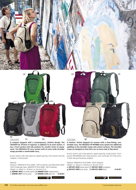 Jack Wolfskin Catalogue Summer 2012