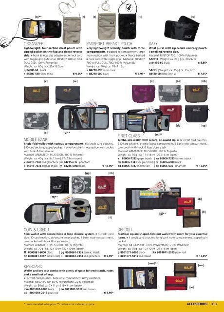 Jack Wolfskin Catalogue Summer 2012