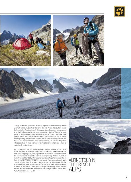 Jack Wolfskin Catalogue Summer 2012