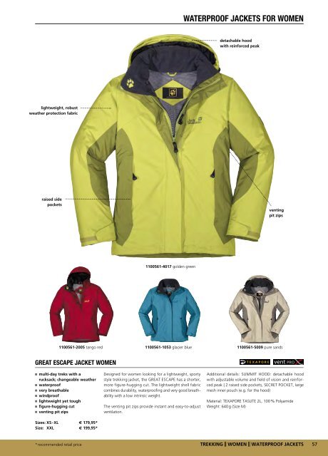 Jack Wolfskin Catalogue Summer 2012