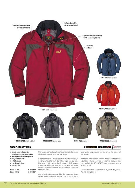 Jack Wolfskin Catalogue Summer 2012