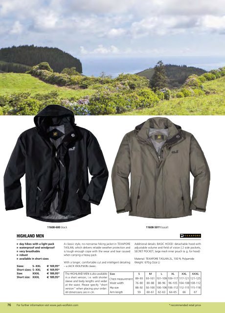 Jack Wolfskin Catalogue Summer 2012