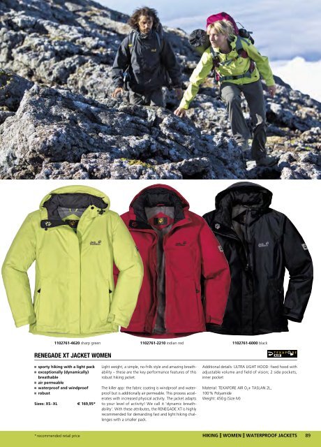 Jack Wolfskin Catalogue Summer 2012