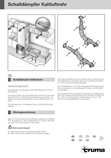 Schalldämpfer Kaltluftrohr - Truma Gerätetechnik GmbH & Co. KG