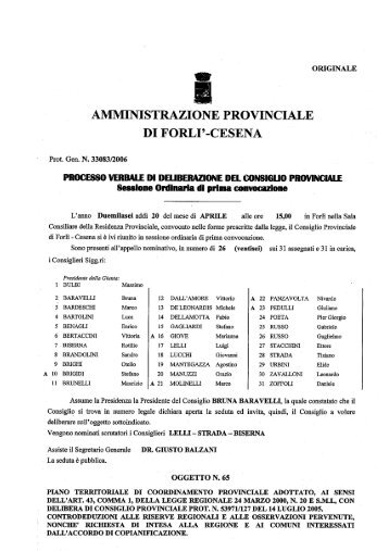 allegato a.1 parere alle osservazioni al ptcp - Provincia di Forlì ...