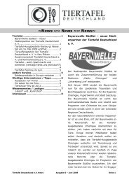 Ausgabe 06, Juni 2009 - Tiertafel Deutschland eV