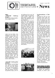Ausgabe 04, April 2008 - Tiertafel Deutschland eV