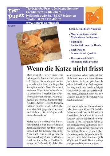 Ausgabe Juli 2008 - Tierarzt-Praxis Dr. Klaus Sommer