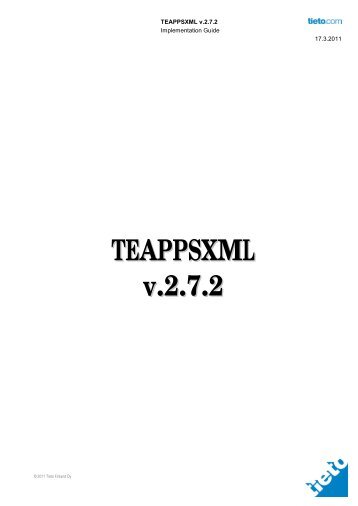 TEAPPSXML v.2.7.2 - Aditro