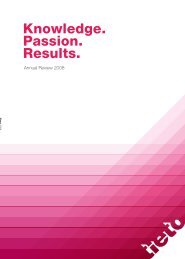 Knowledge. Passion. Results. - Tieto