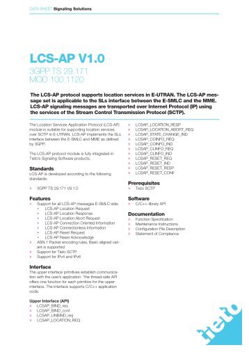 LCS-AP V1.0 - Tieto
