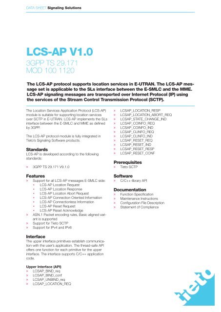 LCS-AP V1.0 - Tieto