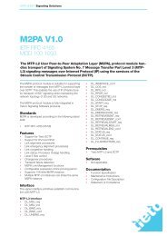 M2PA V1.0 - Tieto