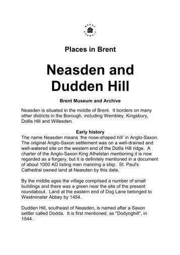 Neasden and Dudden Hill