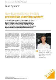 New business boost through production planning system - Tieto