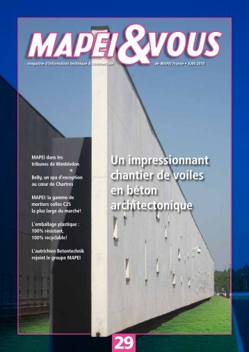 Un impressionnant chantier de voiles en béton ... - Mapei