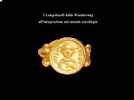 I Longobardi in Italia: le necropoli - Archeogr.unisi.it