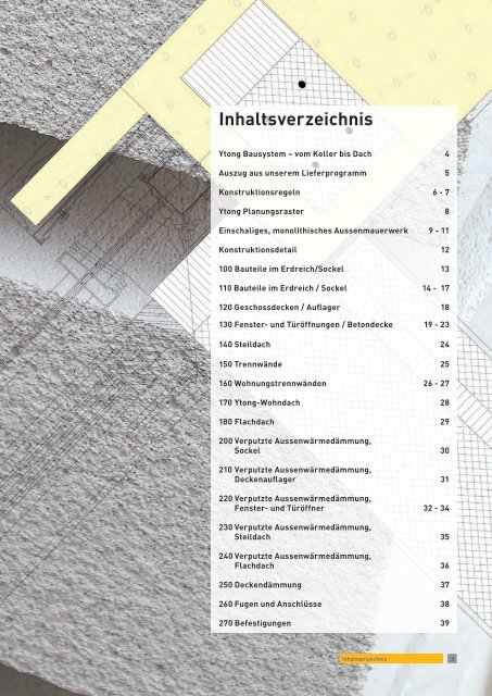 130 Fenster- und Türöffnungen / Betondecke