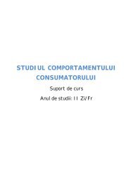 Comportamentul Consumatorului - Universitatea Crestina &quot;DIMITRIE ...