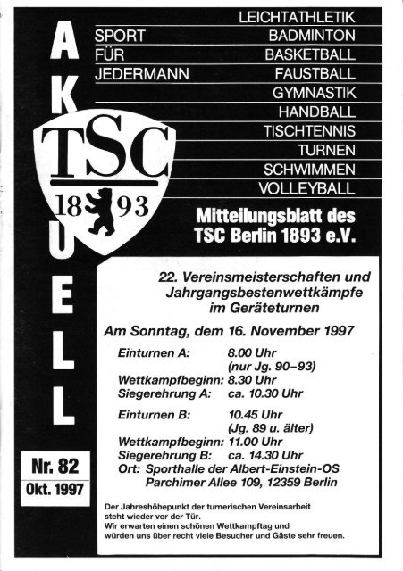 82 - TSC Berlin 1893 e.V.