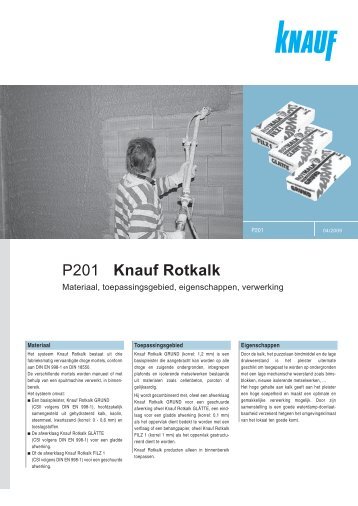 P201 Knauf Rotkalk