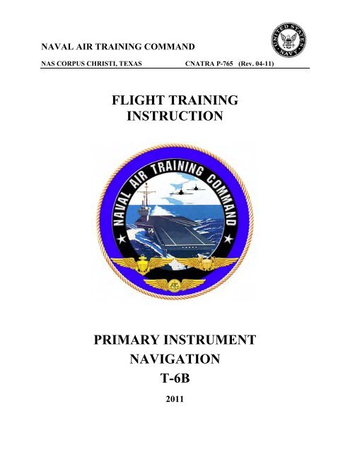 Flight Training Instruction - Cnatra - U.S. Navy