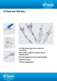 IV Fluid and TIVA Sets - Fannin