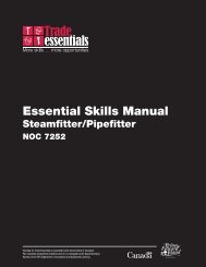 Essential Skills Manual - Steamfitter / Pipefitter - National Adult ...