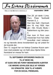 Den 28. juli døde i Lima, Perú, Peter Tantholdt Hansen S, J. Han ...
