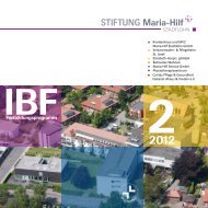 Aktueller IBF-Kalender - Krankenhaus Maria Hilf