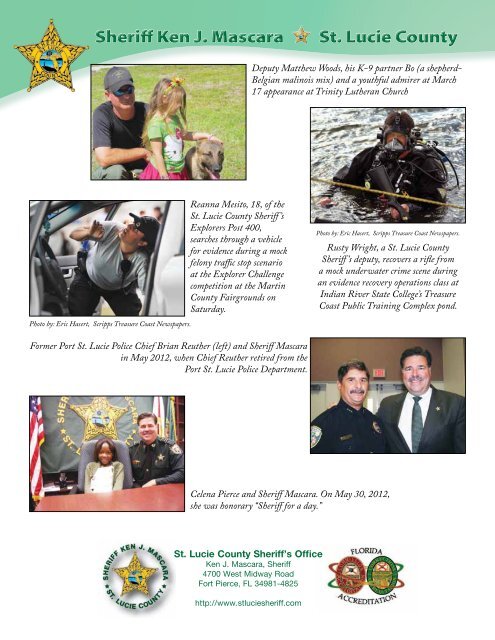 ST. LUCIE COUNTY SHERIFF’S OFFICE 2012 ANNUAL REPORT