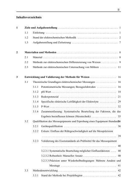 Entwicklung und Validierung einer elektrochemischen Methode zur ...