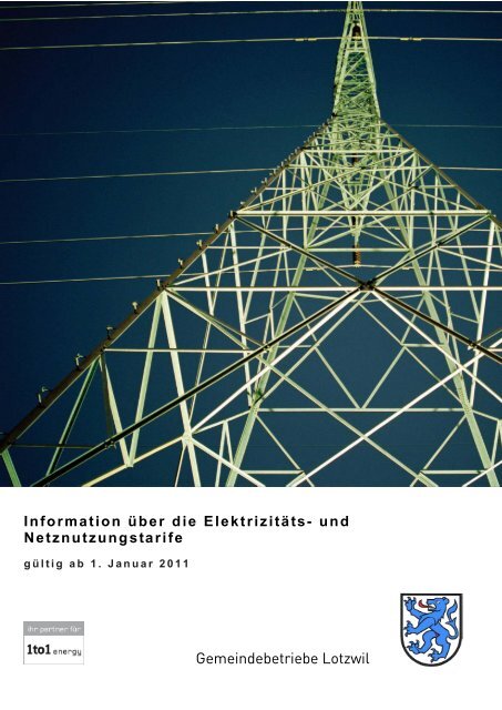 und Netznutzungstarife - Lotzwil