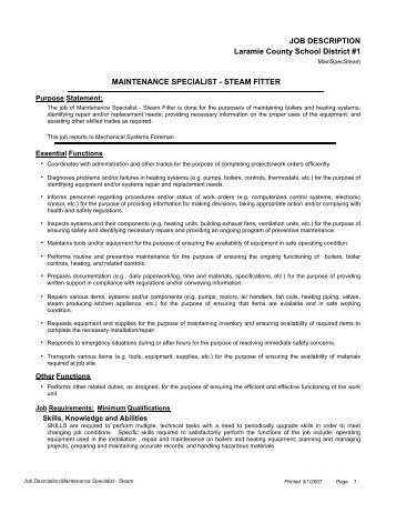learning specialist job description