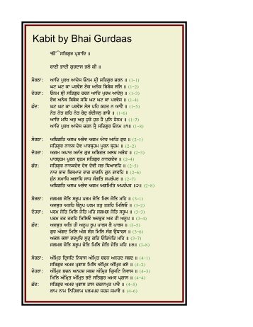 Kabit by Bhai Gurdaas, Gurmukhi.pdf - Sgpc
