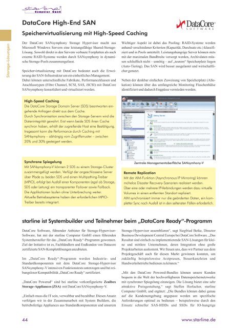 Katalog 2013 der starline Computer GmbH (11MB PDF)