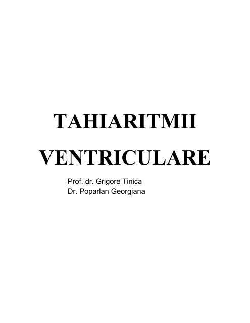 TAHIARITMII VENTRICULARE