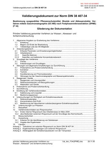 Download Validierungsdokument - Wasserchemische Gesellschaft