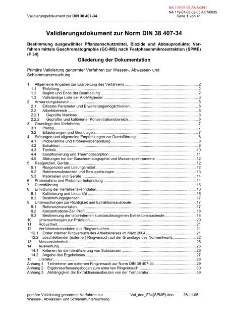 Download Validierungsdokument - Wasserchemische Gesellschaft