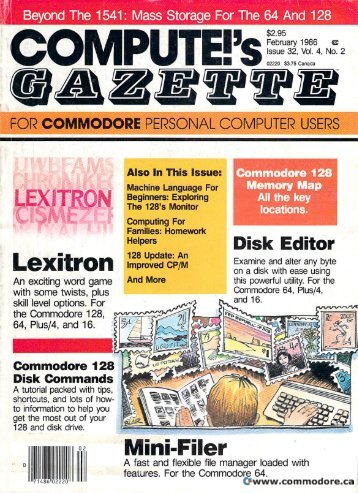 Compute Gazette - Hosted by www.commodore.ca