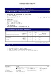 SICHERHEITSDATENBLATT Soudal Montageschaum