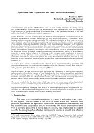 Agricultural Land Fragmentation and Land Consolidation ...