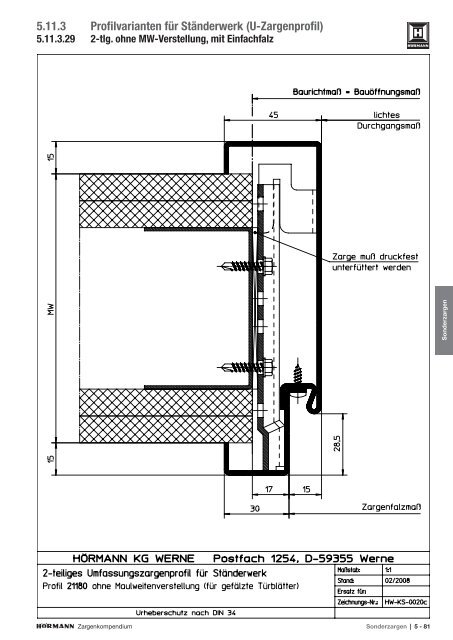 Download Zargenkompendium (PDF) - Hörmann KG