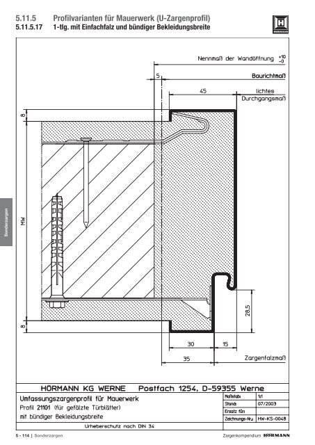 Download Zargenkompendium (PDF) - Hörmann KG