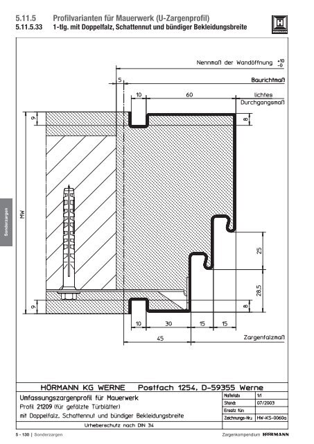 Download Zargenkompendium (PDF) - Hörmann KG