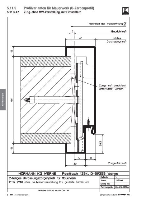 Download Zargenkompendium (PDF) - Hörmann KG