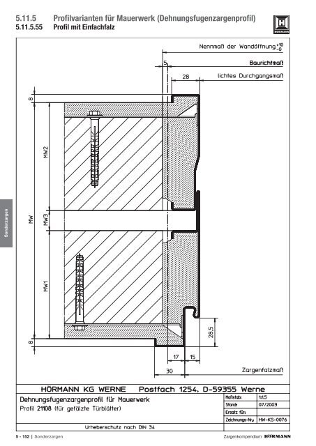 Download Zargenkompendium (PDF) - Hörmann KG