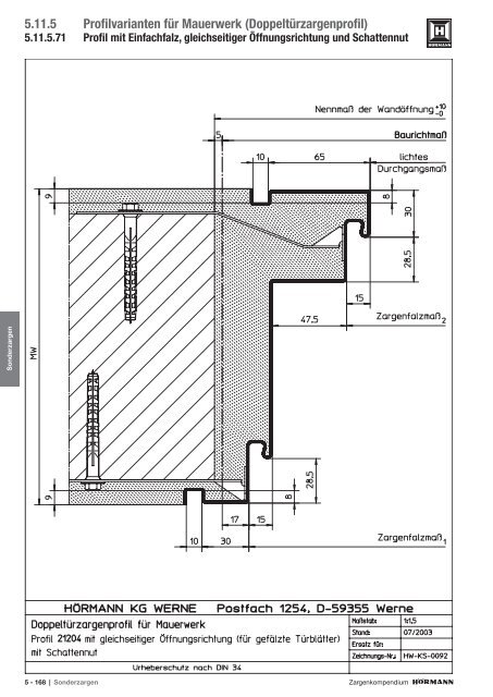 Download Zargenkompendium (PDF) - Hörmann KG